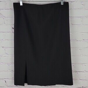Armani Collezioni 100% Virgin-Wool Espresso Brown Skirt. NWT. Size 8.